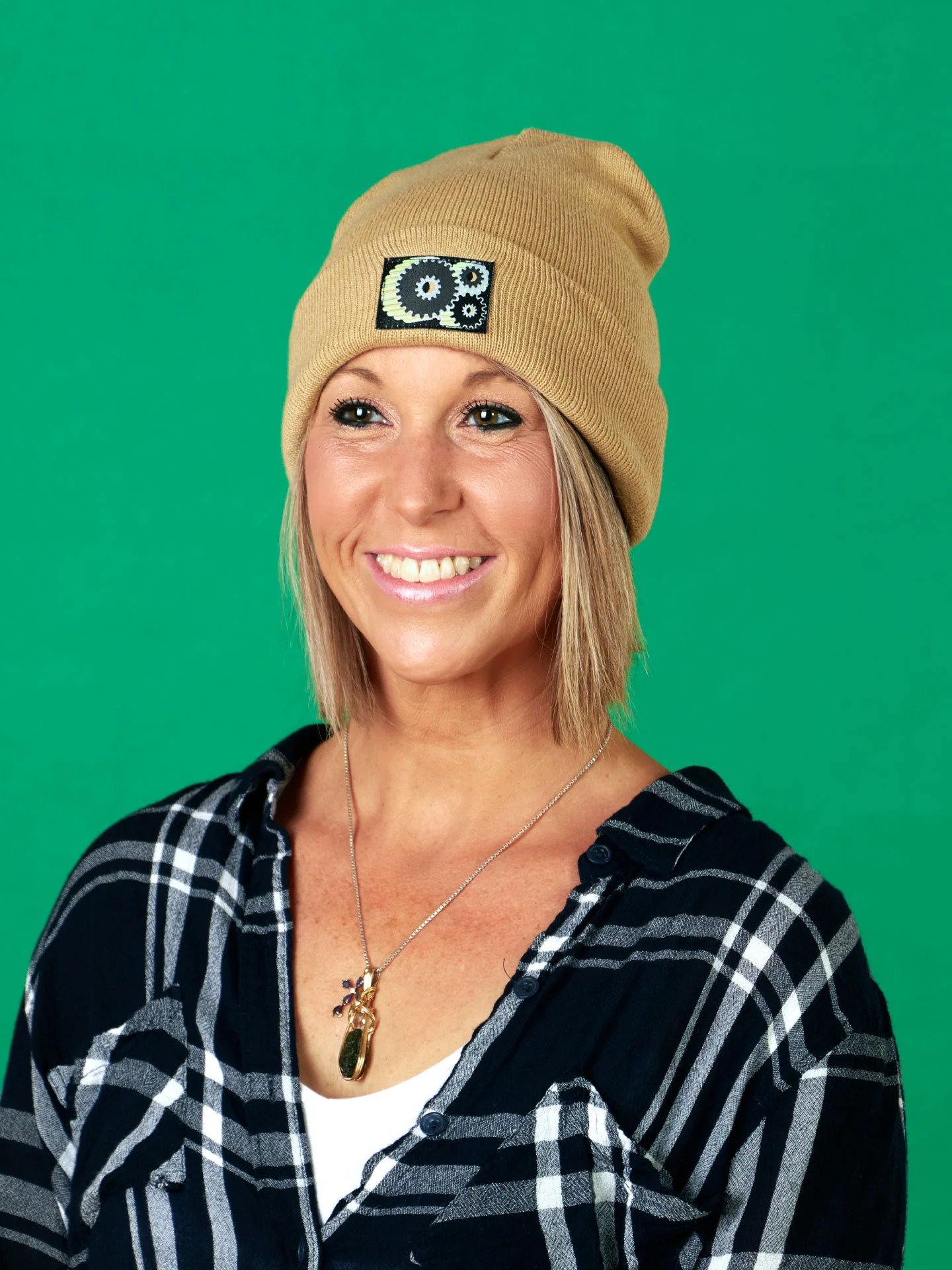 Brain Warmer For Big Thinkers. Expands As Needed. Beanie - Image 3
