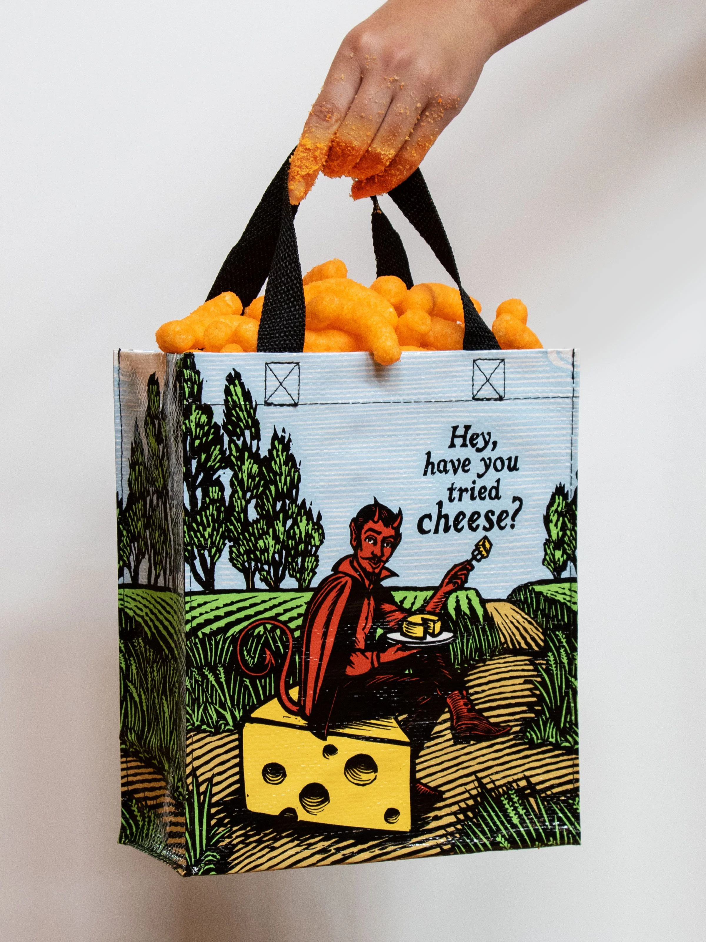 Hey, Have You Tried Cheese? Handy Tote - Image 3