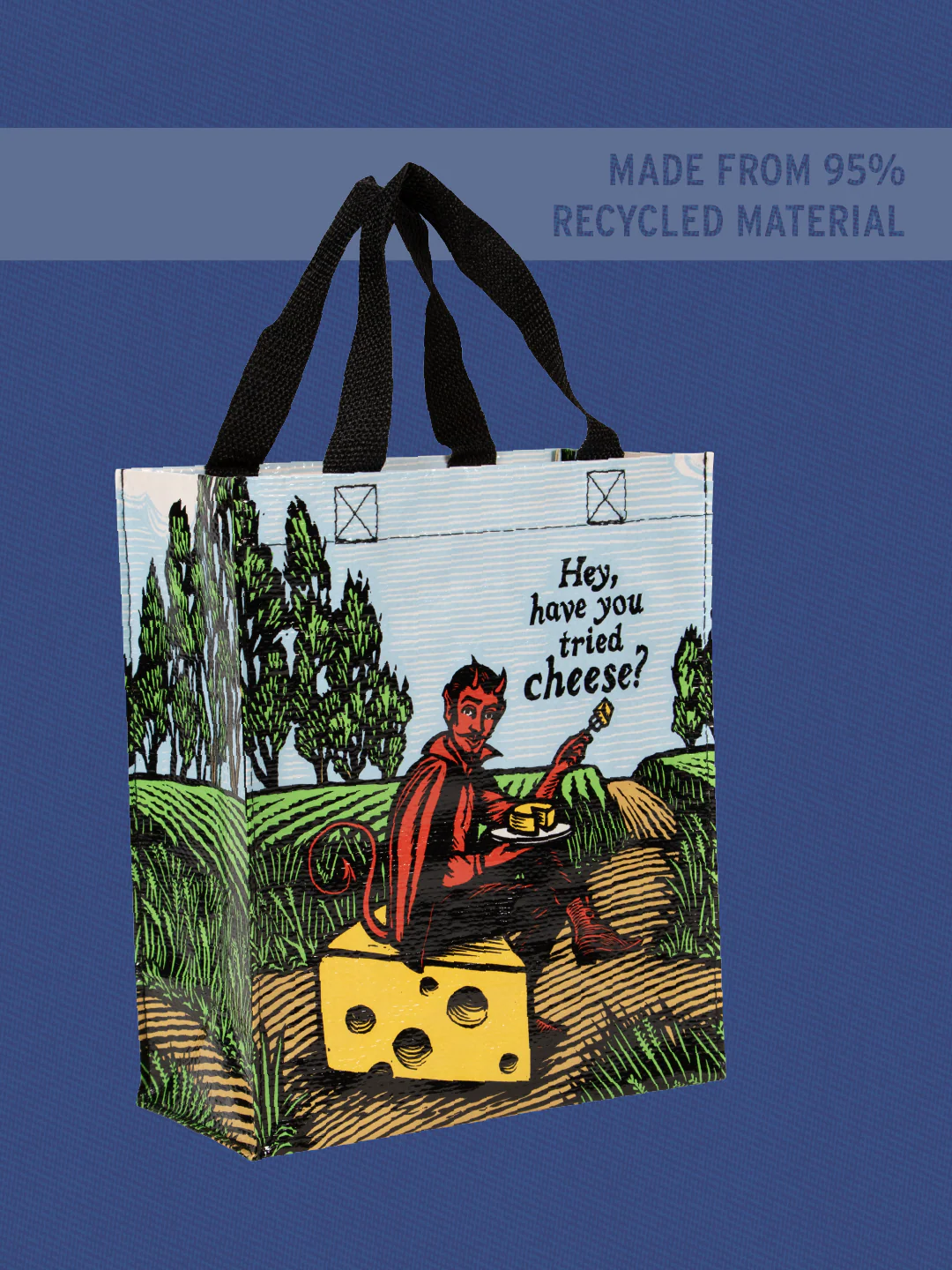 Hey, Have You Tried Cheese? Handy Tote - Image 4