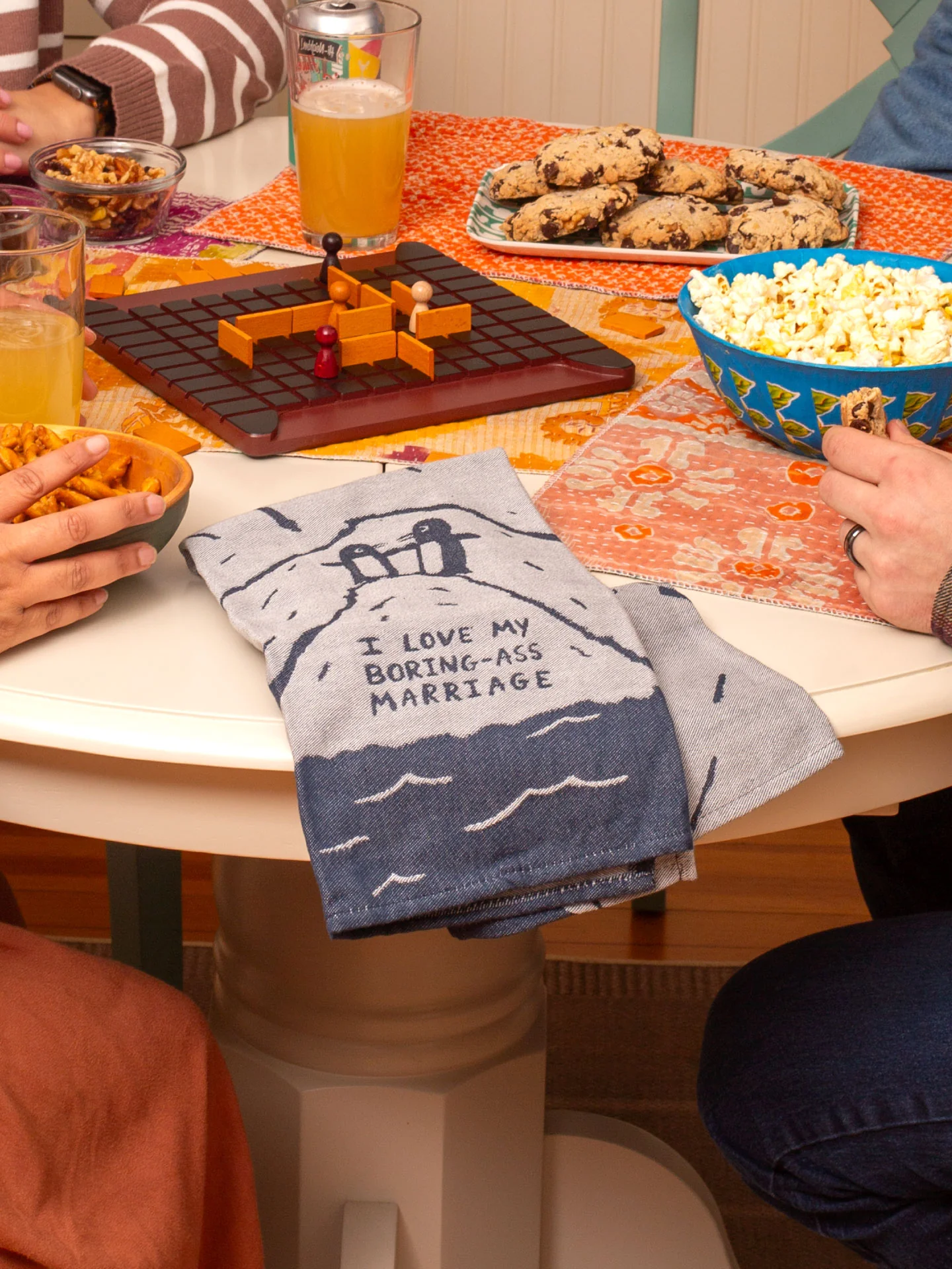 I Love My Boring- Ass Marriage Dish Towel - Image 3