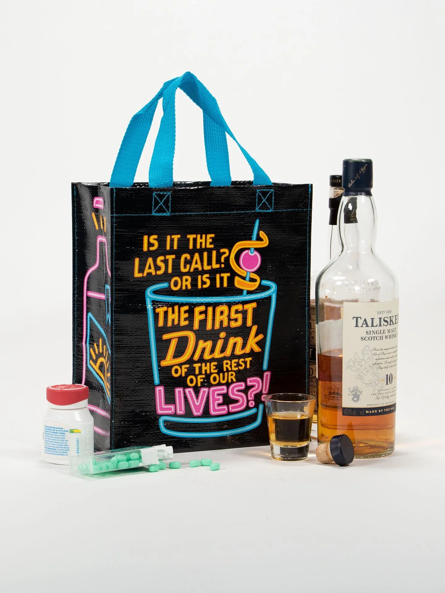 Is It The Last Call Or The First Drink Of The Rest Of Our Lives Handy Tote - Image 4