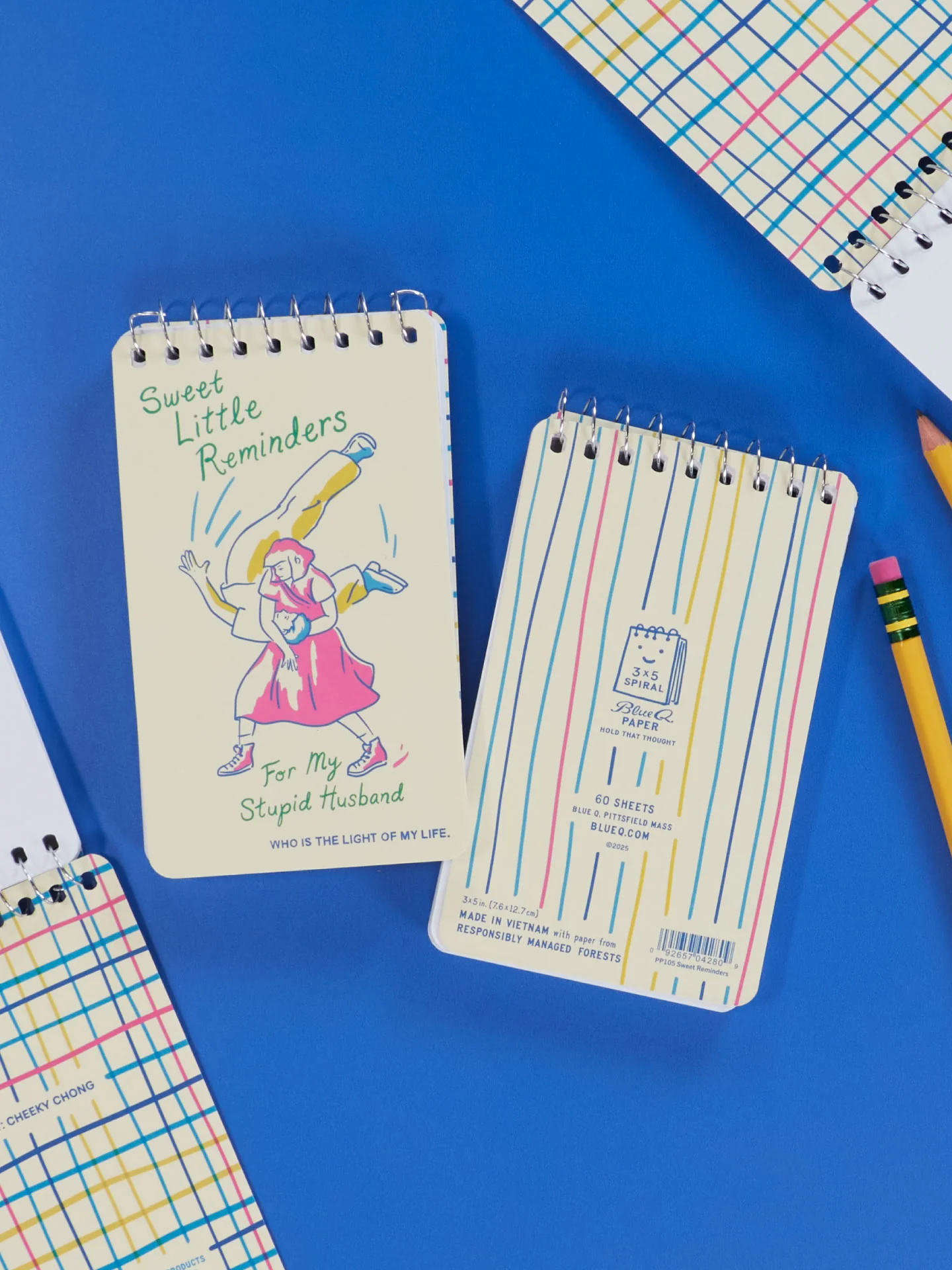 Sweet Little Reminders For My Stupid Husband 3x5 Spiral Notebook - Image 3