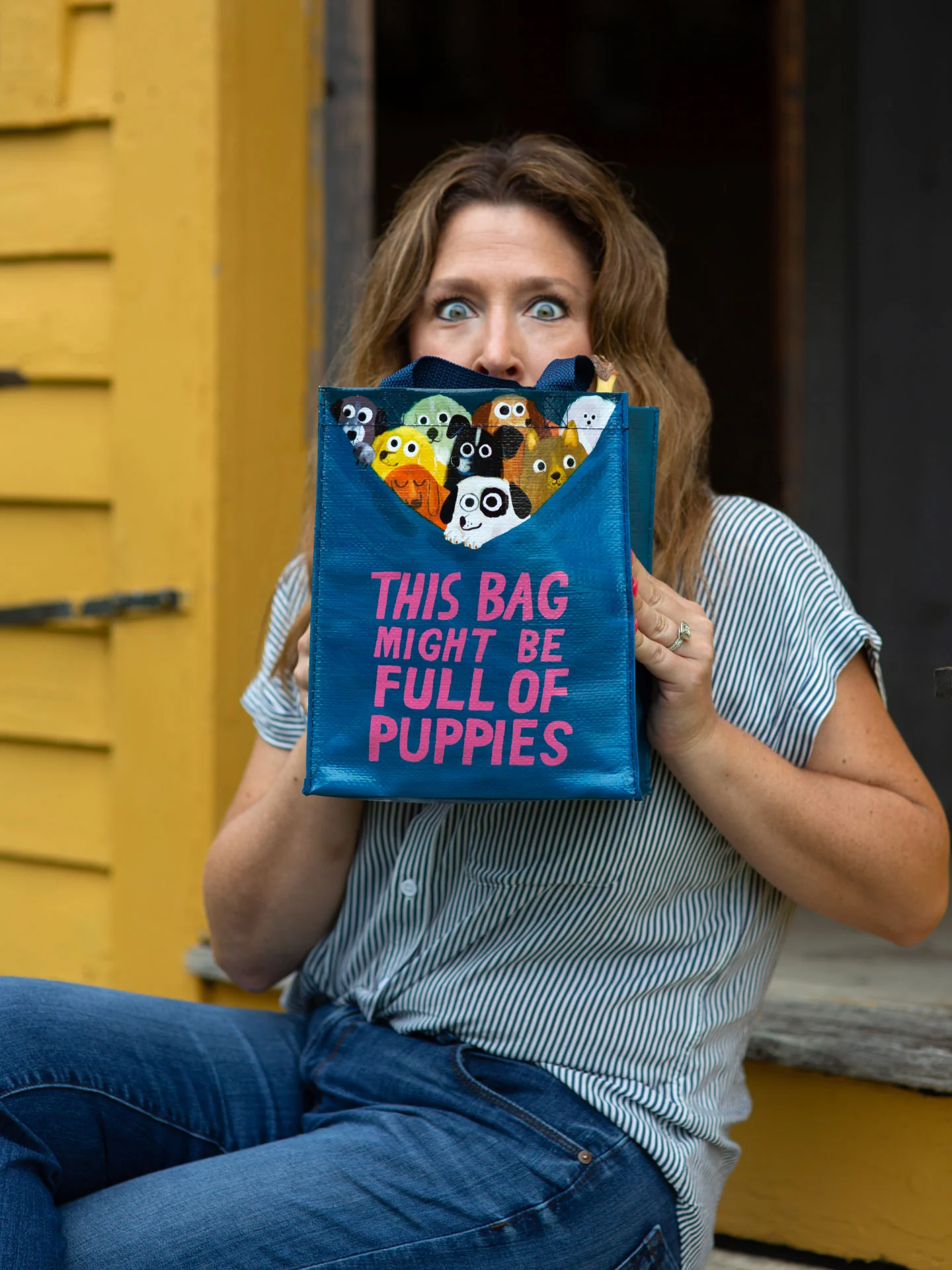 This Bag Might Be Full Of Puppies Handy Tote - Image 6