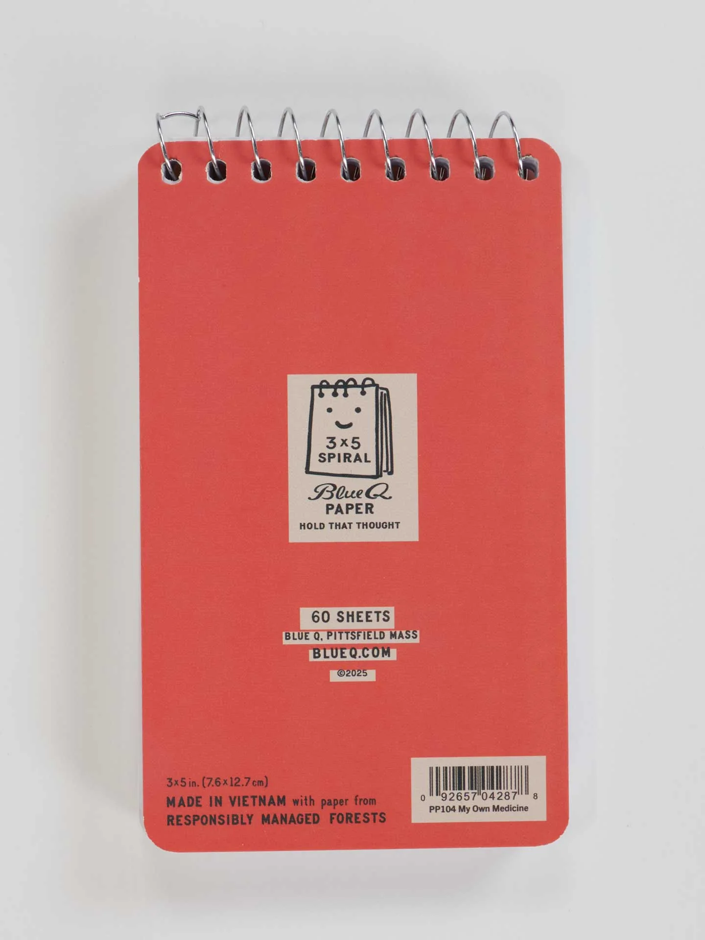 Took A Taste Of My Own Medicine And Would You Look At That I'm Cured 3x5 Spiral Notebook - Image 3