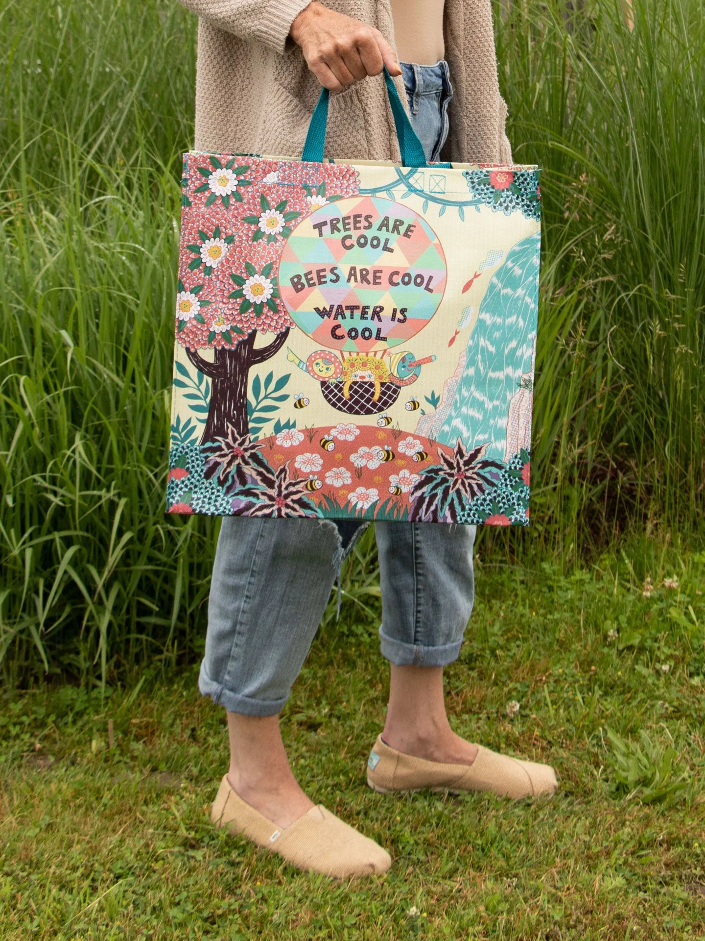 Trees Are Cool. Bees Are Cool. Water Is Cool. Shopper - Image 3