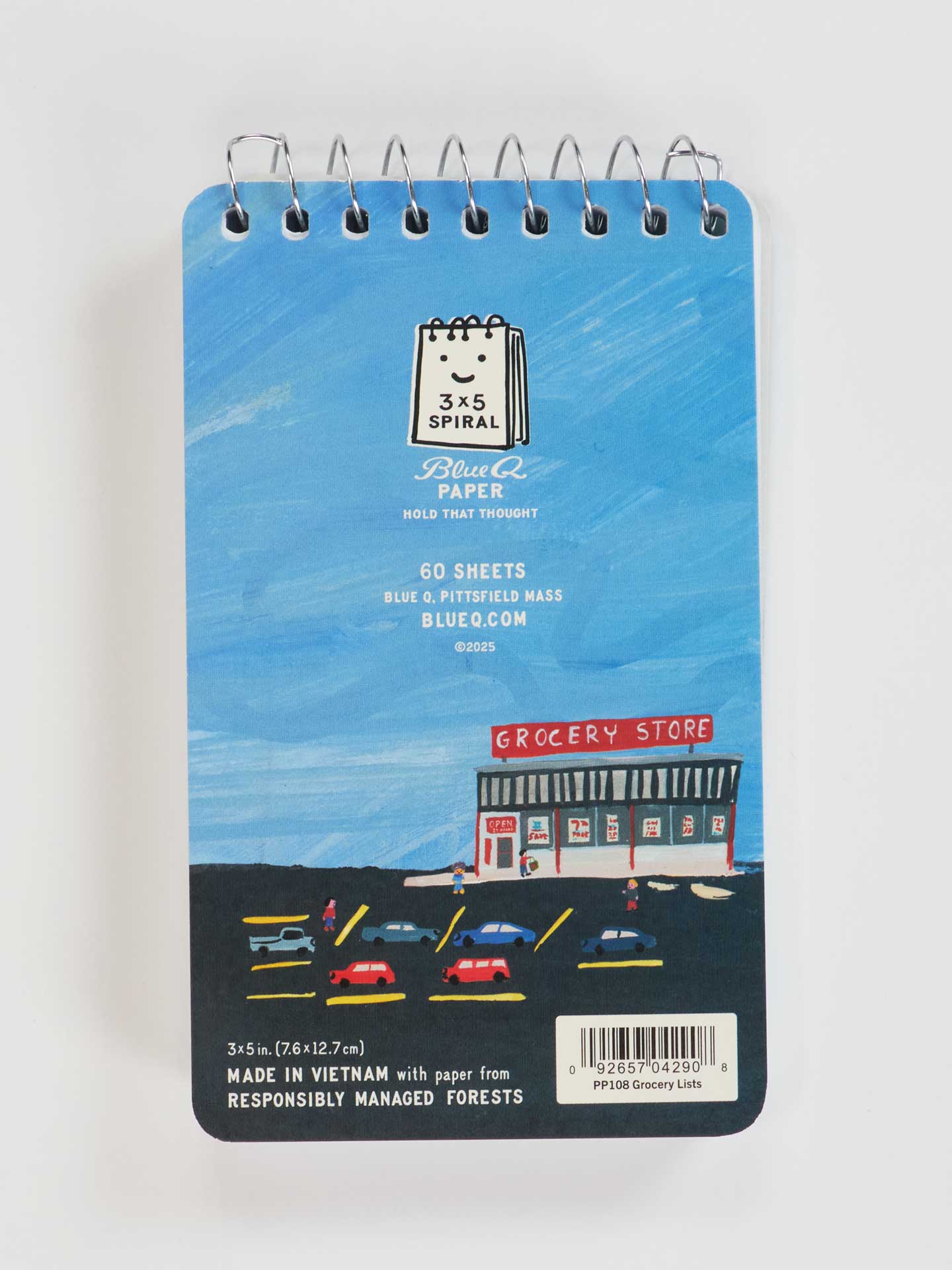 When I Go, I Want To Be Remembered For My Grocery Lists 3x5 Spiral Notebook - Image 4